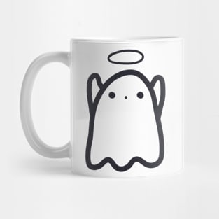 Spooky Halloween angel ghost design Mug